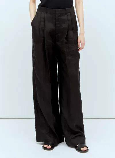 Chloé Wide Leg Sailor Pants In Black