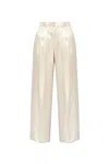 Shop Chloé Wide-leg Sailor Trousers In Silver