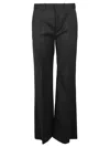 Chloé Wide-leg Tailored Trousers With Structured Waistband In Black