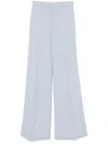 Chloé Wide-leg Trousers In Blue