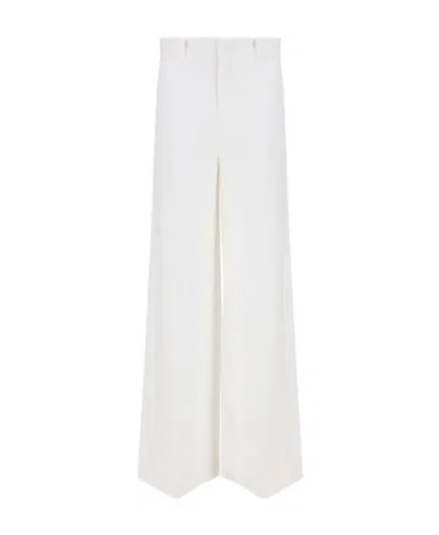 Chloé Wide-leg Trousers In White