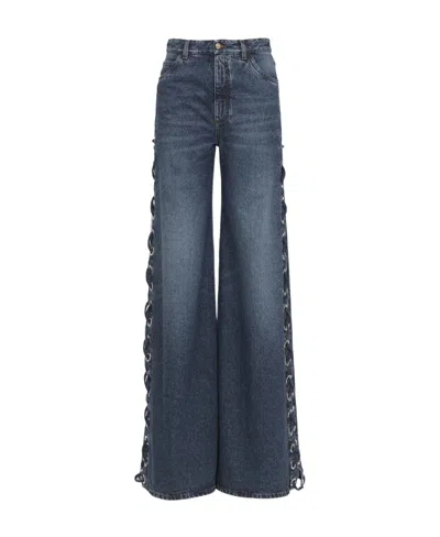 Chloé Wide-legged Jeans In Blue