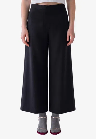 Chloé Wide-leg Tailored Pants In Black