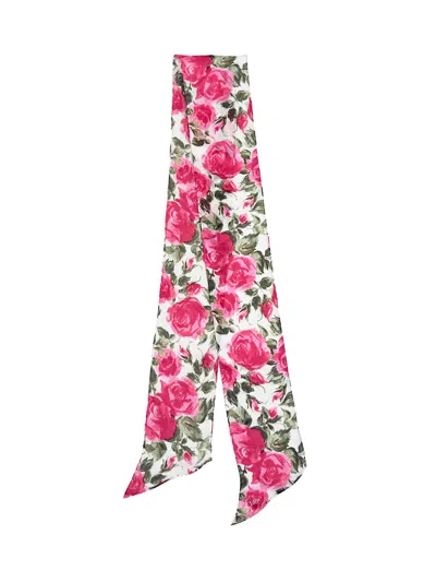 Chloé Wild Flowers Scarf In Pink