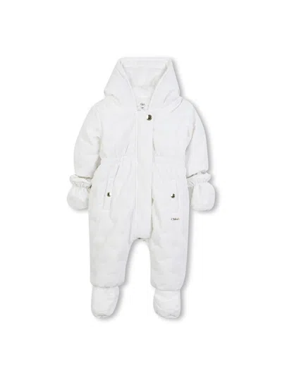 Chloé Winter Romper In White