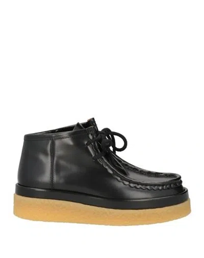 Chloé Tie Naked Boots In Black