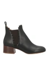 Chloé Woman Ankle Boots Black Size 5 Soft Leather In Black