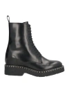Chloé Woman Ankle Boots Black Size 8 Leather In Black