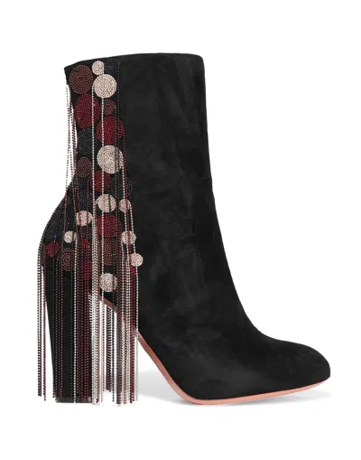 Chloé Woman Ankle Boots Black Size 8 Leather