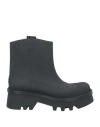 Chloé Elegant Mini Rain Boots With Scallop Detailing In Black