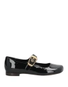 Chloé Polly Mary-jane Ballet Flats In Patent Leather In Black
