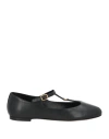 Chloé Marcie Mary-jane Python Print Leather Ballet Flats In Black