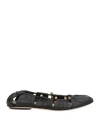 Chloé Woman Ballet Flats Black Size 8 Leather