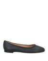 Chloé Chloe Leather Ballerina Flats Women In Black
