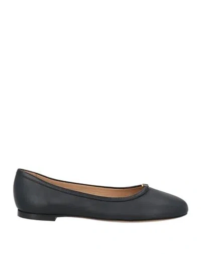 CHLOÉ CHLOÉ WOMAN BALLET FLATS BLACK SIZE 8 LEATHER