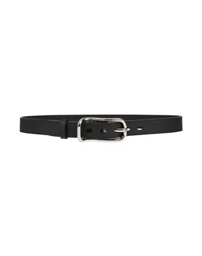 Chloé Woman Belt Black Size M Leather