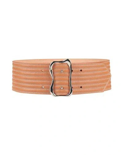 Chloé Woman Belt Camel Size S Leather In Brown