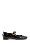 Chloé Polly Mary-jane Ballet Flats In Patent Leather In Black