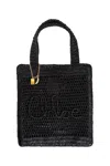Chloé Woman Black Tote Bags In Black