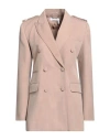 Chloé Woman Blazer Blush Size 4 Virgin Wool In Pink