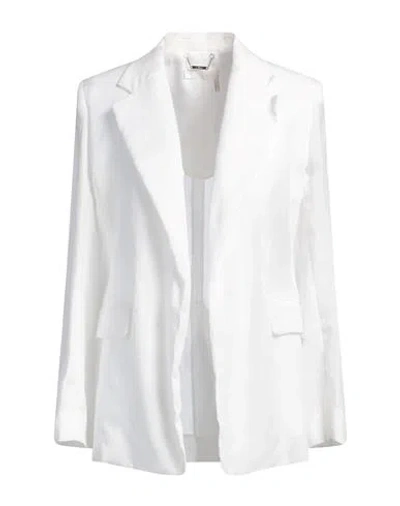 Chloé Woman Blazer White Size 6 Ramie