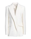 CHLOÉ CHLOÉ WOMAN BLAZER WHITE SIZE 6 VIRGIN WOOL, WOOL, CASHMERE