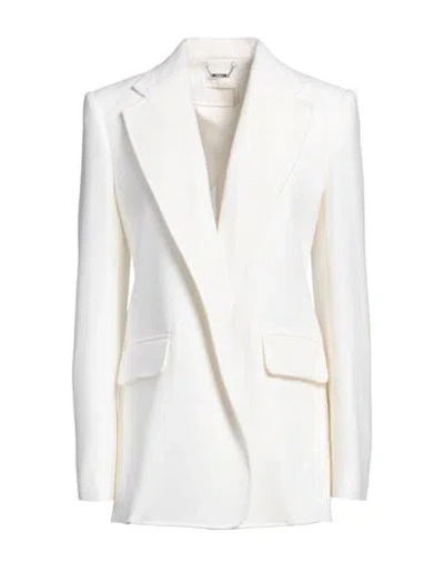 Chloé Woman Blazer White Size 6 Virgin Wool, Wool, Cashmere