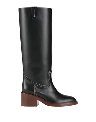 Chloé Woman Boot Black Size 11 Leather
