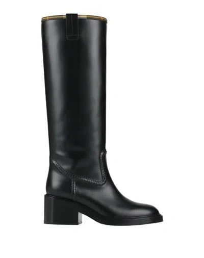 Chloé Woman Boot Black Size 10 Leather
