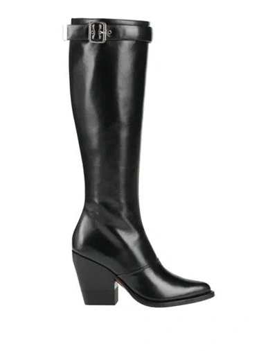 Chloé Woman Boot Black Size 6 Calfskin