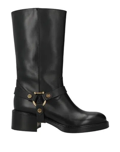 Chloé Woman Boot Black Size 8 Leather