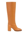 Chloé Woman Boot Orange Size 6 Soft Leather