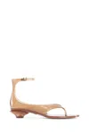 Chloé Jelly Brown Sandals With Logo Imprinted On The Side And Ankle Buckle Closure In Tpu Woman In Brown