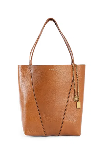 Chloé Woman Brown Shoulder Bags