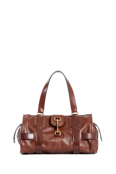 Chloé Woman Brown Shoulder Bags