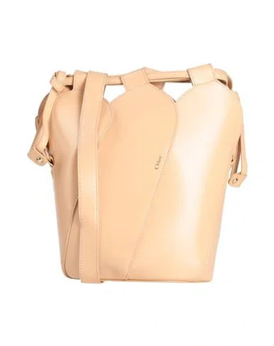 Chloé Woman Cross-body Bag Beige Size - Calfskin In Sand