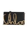 Chloé Womens Black Brand-plaque Leather Cross-body Bag In Black