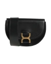 Chloé Marcie Mini Leather Shoulder Bag In Black