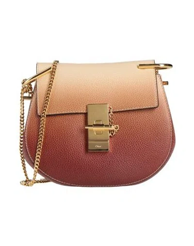 Chloé Woman Cross-body Bag Brown Size - Calfskin