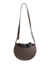 Chloé Woman Cross-body Bag Dark Brown Size - Calfskin