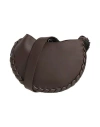 Chloé Woman Cross-body Bag Dark Brown Size - Calfskin