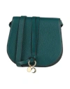 Chloé Woman Cross-body Bag Deep Jade Size - Calfskin In Green