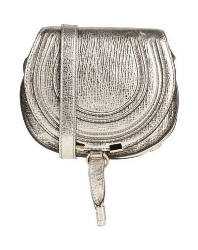 Chloé Woman Cross-body Bag Gold Size - Lambskin, Calfskin