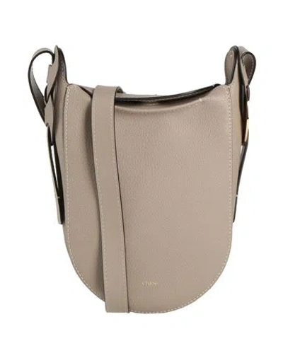 Chloé Woman Cross-body Bag Grey Size - Calfskin In Gray