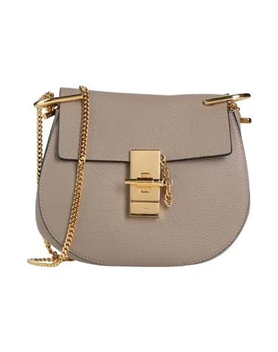 Chloé Woman Cross-body Bag Grey Size - Lambskin In Gray