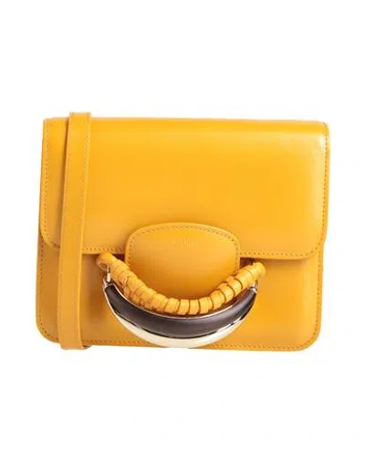 Chloé Woman Cross-body Bag Marigold Size - Soft Leather In Yellow