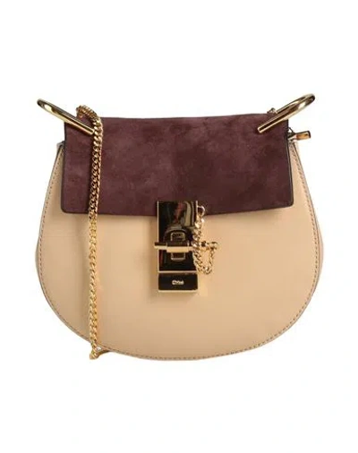 Chloé Woman Cross-body Bag Sand Size - Goat Skin