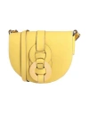 Chloé Woman Cross-body Bag Yellow Size - Cow Leather In Yellow