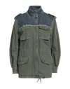 Chloé Utilitarian Safari Cotton Jacket In Green