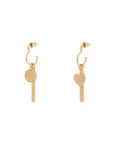 Chloé Woman Earrings Gold Size - Brass